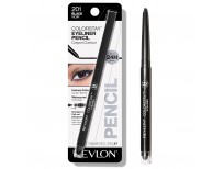 Revlon Pencil Eyeliner, ColorStay Eye Makeup with Built-in Sharpener, Waterproof, Smudge-proof, Longwearing with Ultra-Fine Tip, 201 Black, 0.01 oz