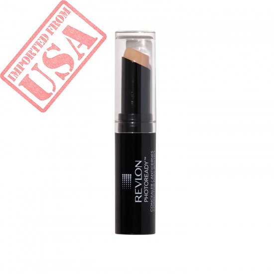 Revlon Concealer Stick, PhotoReady Face Makeup for All Skin Types, Longwear Medium- Full Coverage with Creamy Finish, Lightweight Formula, 003 Light Medium, 0.11 Oz