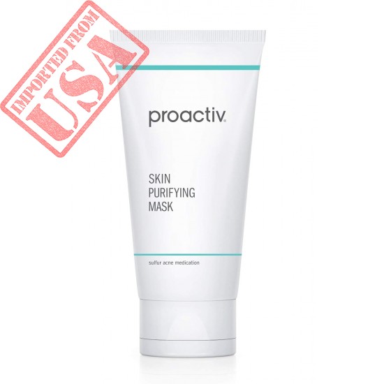 Proactiv Skin Purifying Acne Face Mask and Acne Spot Treatment, Detoxifying Facial Mask with 6% Sulfur, 90 Day Supply, Cream, 3 Oz