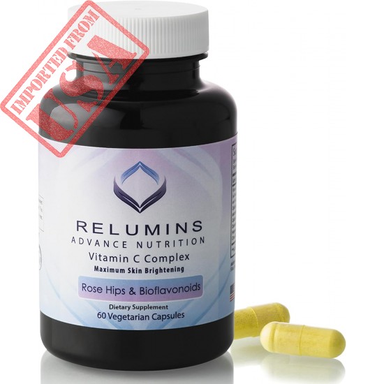 Relumins Advance Vitamin C - MAX Skin Whitening Complex With Rose Hips & Bioflavonoids Imported from USA