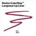 REVLON Lip Liner, Colorstay Lip Makeup with Built-in-Sharpener, Longwear Rich Lip Colors, Smooth Application, 670 Wine, 0.01 oz