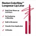 REVLON Lip Liner, Colorstay Lip Makeup with Built-in-Sharpener, Longwear Rich Lip Colors, Smooth Application, 670 Wine, 0.01 oz