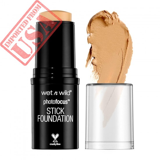 wet n wild Photo Focus Matte Foundation Stick Makeup, Vanilla Beige | Vegan & Cruelty-Free