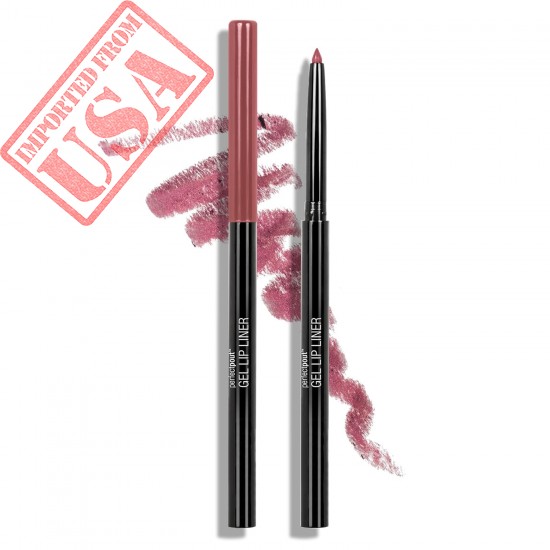 wet n wild Lip Liner Perfect Pout Matte Retractable Gel Lip Liner Pencil, Purple Lay Down the Mauves