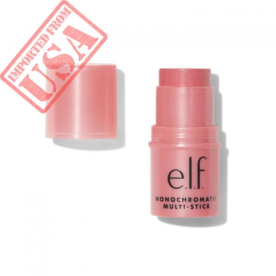 e.l.f. Monochromatic Multi Stick, Luxuriously Creamy & Blendable Color, For Eyes, Lips & Cheeks, Dazzling Peony, 0.17 oz (5 g)