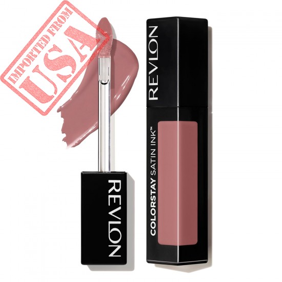 Revlon Liquid Lipstick, Face Makeup, ColorStay Satin Ink, Longwear Rich Lip Colors, Formulated with Black Currant Seed Oil, 007 Partner in Crime, 0.17 Fl Oz