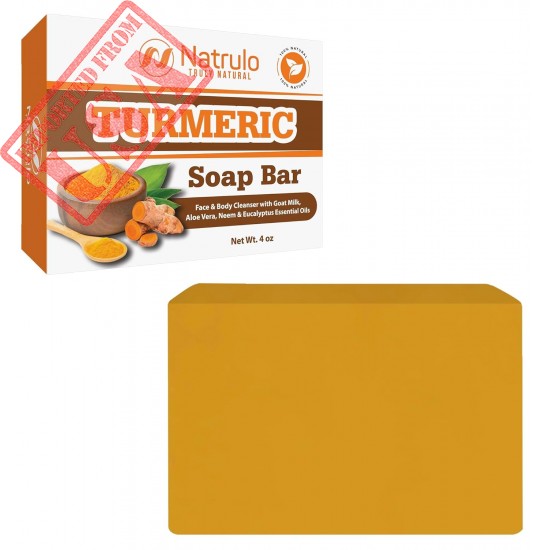 Turmeric Soap Bar Reduces Acne, Fades Scars