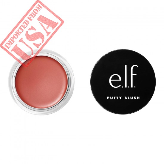 e.l.f. Putty Blush, Creamy & High-Pigment Formula For A Natural Glow, Delivers A Semi-Matte & Powder Finish, Vegan & Cruelty-Free, Bali