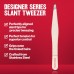 Revlon Designer Series Slant Tweezer, High Precision Tweezer, Made With Long Lasting Stainless Steel, 1 count