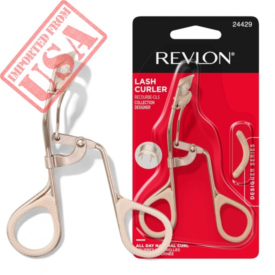 Revlon Designer Series Lash Curler, Eyelash Lift for an Eye Opening Look, with Finger Grips for a Non Slip Grip, Easy to Use, 1 Count