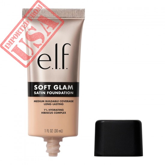 e.l.f. Soft Glam Foundation, Medium Coverage, Long-Lasting & Buildable Foundation For A Smooth, Satin Finish, Vegan & Cruelty-Free, 25 Light Neutral