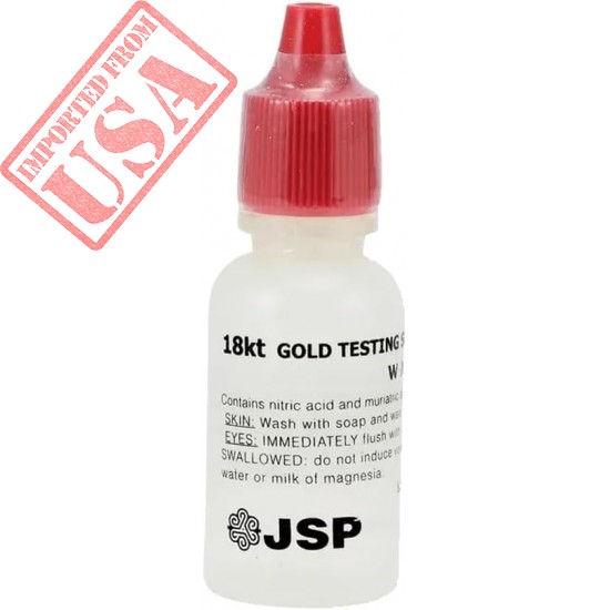 Waytest 18K Gold Testing Solution Purity Determiner Jewelry Scrap Precious Metal Made in USA