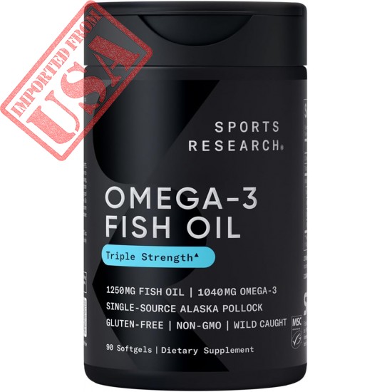 Sports Research Triple Strength Omega 3 Fish Oil