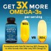 Viva Naturals Omega 3 Fish Oil Supplement  - 2500 mg Fish Oil