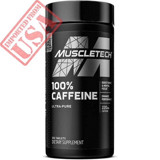 MuscleTech‎ Iovate Health Sciences Incorporated Caffeine Pills, MuscleTech 100% Caffeine Energy Supplements