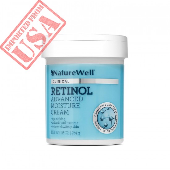 NATURE WELL  Moisture Cream for Face, Body, & Hands, Anti Aging, Targets Discoloration, Wrinkles, Sun Damage, Crepey, & Sagging Skin, 