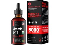 S RAW SCIENCE Vitamin B12 Liquid Drops  Methyl & Methylcobalamin Supplements for Women and Men, Mood & Energy Booster