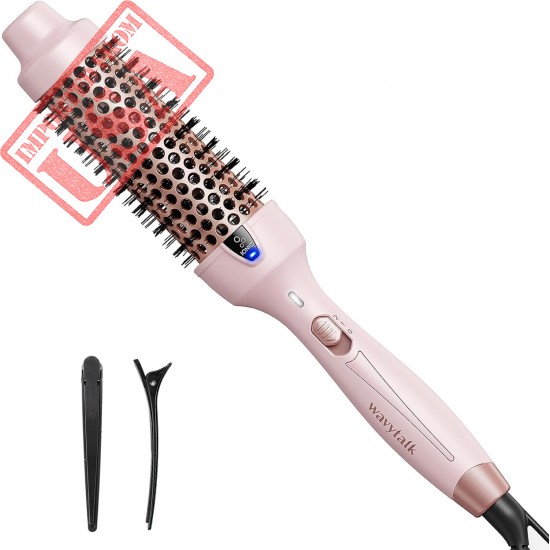 Wavytalk Thermal Brush, 1 1/2 Inch Ionic Heated Round Brush Creates Blowout Look