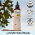 Sky Organics Organic Castor Oil, 100% Pure, Hexane Free, Cold-Pressed to Support Stronger, Fuller-Looking Hair, Eyelashes & Eyebrows,Good for Castor Packs, Navel Oiling, Carrier Oil Use, 8 fl oz