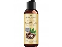 Handcraft Blends Organic Castor Oil - 4 Fl Oz - 100% Pure and Natural - Premium Grade Oil for Hair Growth