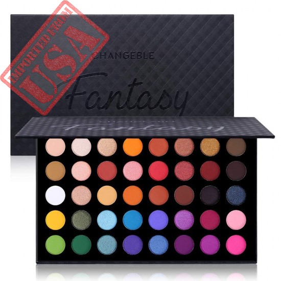 Highly Pigmented Eye Makeup Palette, Matte Shimmer Metallic Eyeshadow Pallet Long Lasting Blendable Natural Colors Make Up Eye Shadows Cosmetics Gift Kit