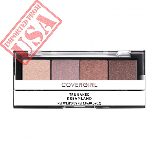 COVERGIRL COVERGIRL Trunaked Quad Eyeshadow Palette, Dreamland, Dreamland, 0.06 Ounce (99350046919)