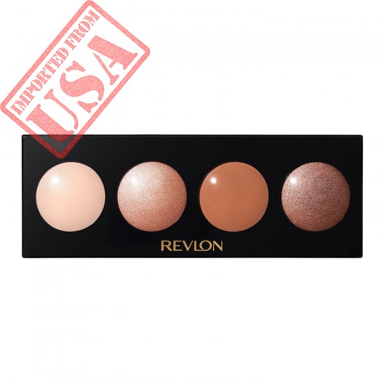 Revlon Crème Eyeshadow Palette, Illuminance Eye Makeup with Crease- Resistant Ingredients, Creamy Pigmented in Blendable Matte & Shimmer Finishes, 710 Not Just Nudes, 0.12 Oz