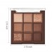 Neutral Nude Brown Eye Shadow Palette,Rose Gold Dark Brown Bronze Naked Cream Eyeshadow Palette Makeup,Highly Pigmented Natural Eyeshadow Palette for Brown Eyes Long Lasting Naturing-Looking