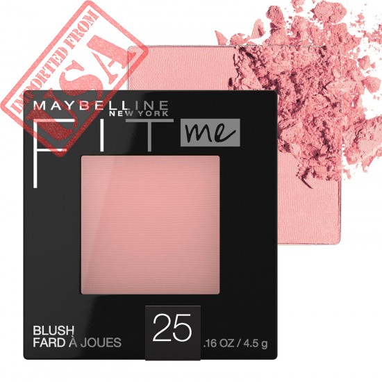 Maybelline Fit Me Blush, Lightweight, Smooth, Blendable, Long-lasting All-Day Face Enhancing Makeup Color, Pink, 1 Count