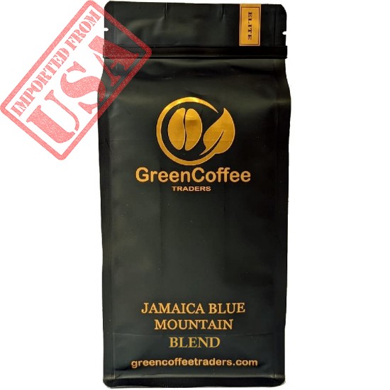 Green Coffee Traders 1LB. Jamaica Blue Mountain Blend Roasted Coffee, 1 LB Bag