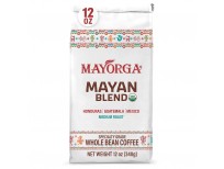 Mayorga Medium Roast Whole Bean Coffee, 12oz bag - Mayan Blend Coffee Roast - Smooth & Flavorful Organic Coffee - Specialty Grade 100% Arabica Coffee Beans - Non-GMO, Direct Trade