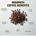 Warpath Coffee Light Roast Whole Bean Coffee, Vanilla Hazelnut Blend, High Caffeine, Strong Roasted 100% Arabica Coffee Whole Beans, Rich Aroma, Full Bodied Intense Cup, Created by Navy SEALs, 12oz