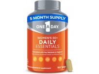 One-A-Day Multivitamin for Women 50+ Daily Essentials | Vitamins for Women 50 Plus to Support Eye, Immune Health & Physical Energy | Women's Multivitamin with Vitamin C & Vitamin D, 150 Count