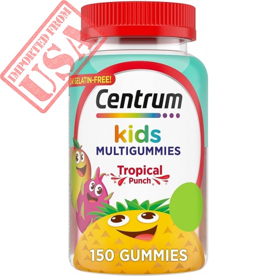 Centrum Kids Multivitamin Gummies, Tropical Punch Flavor Made With Natural Flavors, 150 Count, 150 Day Supply