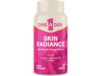 One A Day Skin Radiance, Skin Supplement to Support Skin Hydration & Glow with Blood Orange Extract & Collagen Health with Vitamin C & Vitamin E, 30 Capsules