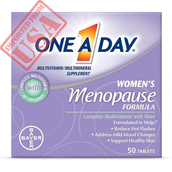 One A Day Women's Menopause Multivitamin with Vitamin A, Vitamin C, Vitamin D, Vitamin E and Zinc for Immune Health Support, Tablet