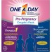 One A Day Men's & Women's Pre-Pregnancy Multivitamin Softgel including Vitamins A, Vitamin C, Vitamin D, B6, B12, Folic Acid & more, 30+30 Count, Supplement for Before, During, and Postnatal