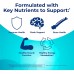 ONE A DAY Multi+ Brain Support Gummies, Multivitamin Gummies for Men & Women with Boost of Brain Support with Super 8 B Vitamin Complex, 100 Count