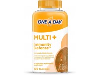 ONE A DAY Multi+ Immune Support Gummies, Immunity Multivitamin with Vitamin D, Vitamin C, Vitamin E, Vitamin A, Zinc and More, Gummy Vitamin, 120 Count