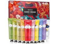 SHVYOG Hand Cream Gift Set, Fragrance Hand Lotion with Foot Cream for Dry Cracked Hands, 10 Packs Travel Size Lotions, Deeply Moisturizing Hand Cream Gifts for Women, Unique Gifts for Women