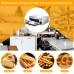 Electric Pizza Oven, Stainless Steel Pizza Baker With Auto Shut-off, Handle, Removable Pizza Tray, Countertop Pizza Maker For Kitchen & Commercial Use