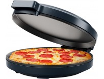 Chefman Everything Maker & Pizza Oven – 1440W Countertop Electric Pizza Maker with 12” Nonstick Cooking Plates, Make Pizza, Quesadillas, Omelettes and More, with Indicator Lights and Vertical Storage