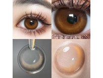 Colored Contact Lenses for Eyes Colorful Green Contact Lenses Cosmetic Soft Pink Small Degree Student 2 pcs/pair Myopia