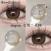 Colored Contact Lenses for Eyes Colorful Green Contact Lenses Cosmetic Soft Pink Small Degree Student 2 pcs/pair Myopia