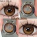 2pcs colored contact lenses color lens for eye lenses Eyecontacts without prescription moon series brown gray pupil