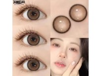 2pcs colored contact lenses color lens for eye lenses Eyecontacts without prescription moon series brown gray pupil