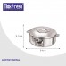 Maxfresh Royal Hotpot, Stainless Steel Solid Casserole,Insulated Hot Pot,3000ml Capacity, Set of 1, Silver,Hot Pot for Meal chapati Curry roti