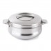 CELLO Bella Stainless Steel Double Walled Casserole, Insulated, 5000ml, 1 Unit, Silver