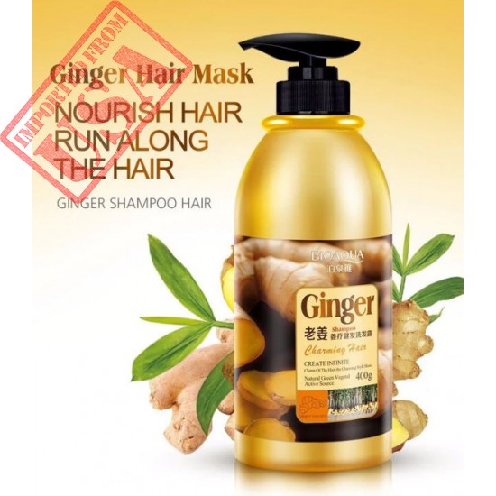 Original BIOAQUA Natural Herbal Anti Hair Loss Ginger Shampoo
