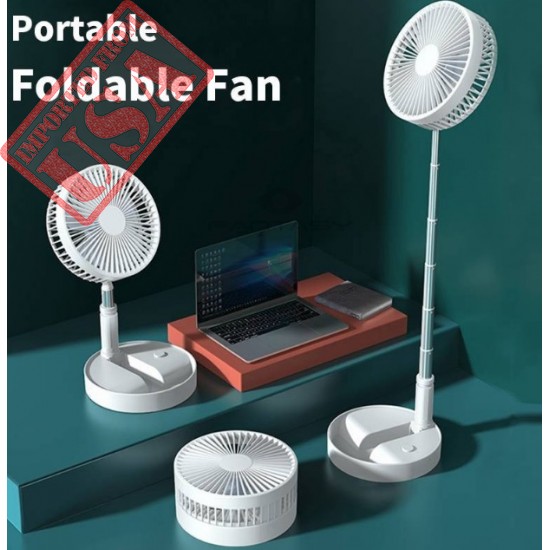 Portable Desk Fan,Foldable Fan Pedestal Stand Floor Fan Adjustable Height